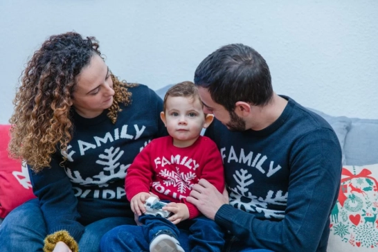 Une séance photo lifestyle de Noël à domicile