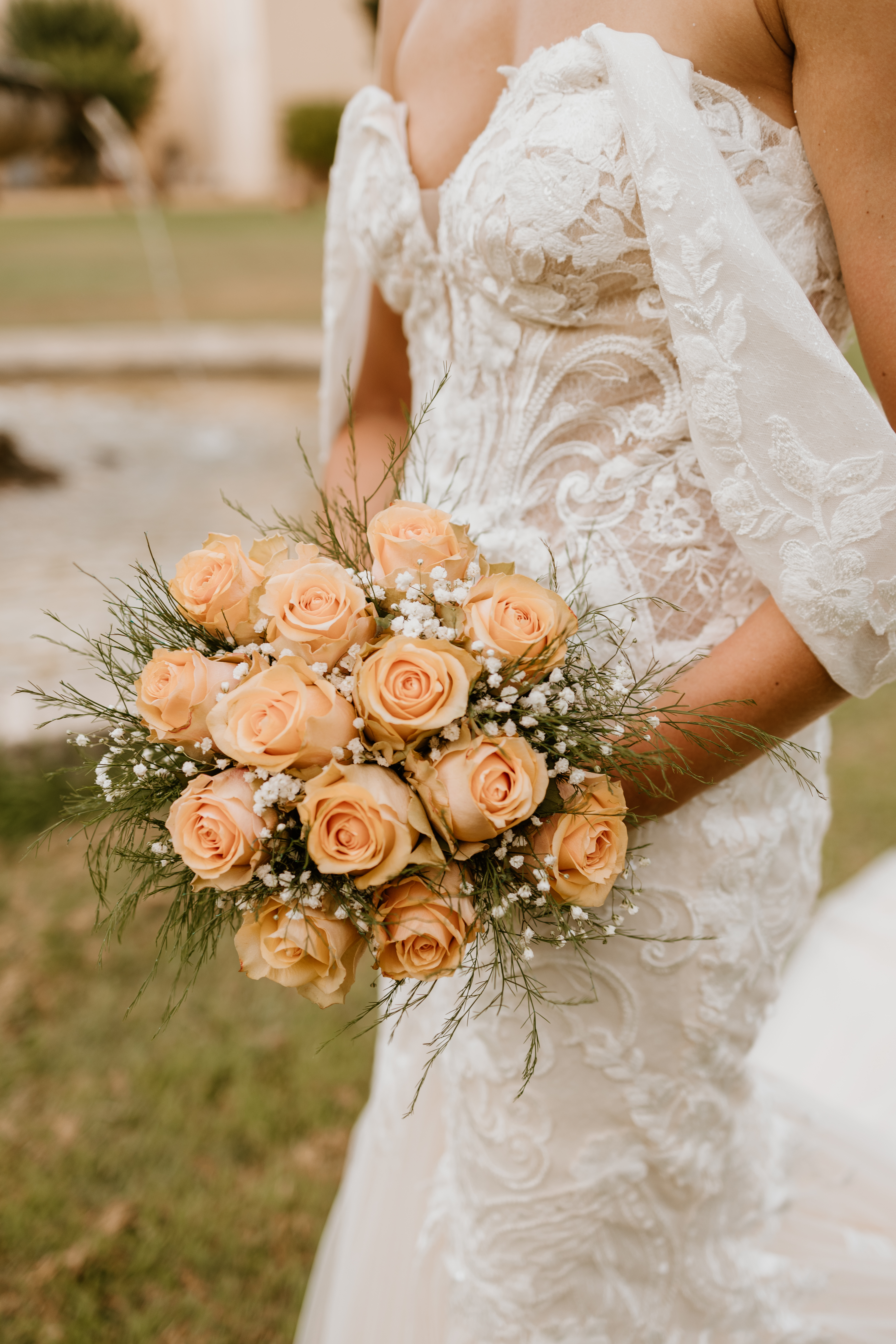 photographie de détails de mariage